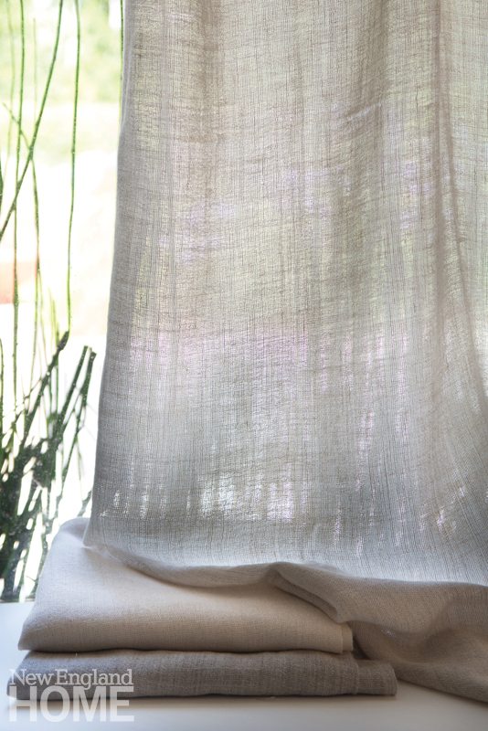 Ombre Linen Sheer Fabric - Rosemary Hallgarten