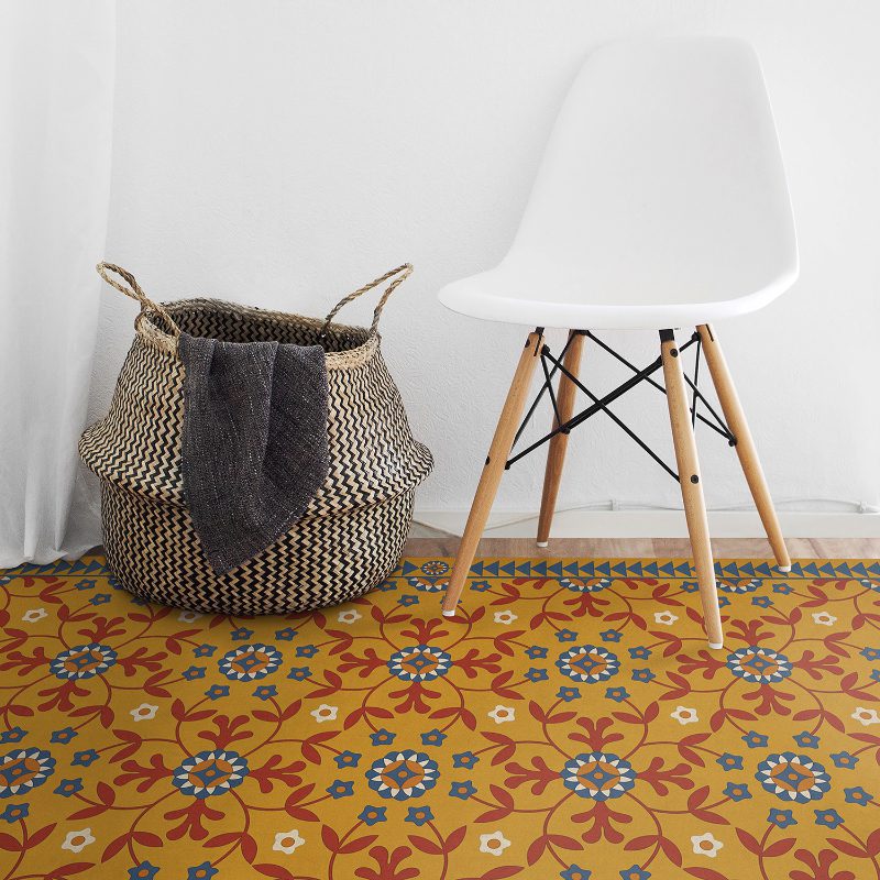 Why Vintage Vinyl Floor Cloths are Perfect for Busy Homes - The Mission  Motif