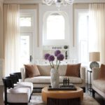 Contemporary Boston living room designed by Meichi Peng