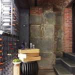 Rustic wine cellar in Boston