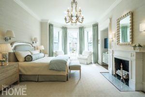 Classic Back Bay townhouse master bedroom