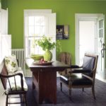 Gayle Mandle Front Room with Green Walls