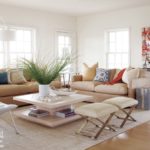 Contemporary Nantucket Shingle Style Living Room