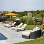 Contemporary Nantucket Shingle Style Pool Lounge Chairs