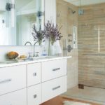 Contemporary Nantucket Shingle Style Master Bathroom