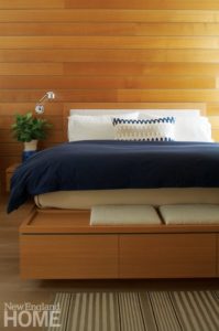 Contemporary Nantucket Shingle Style Boys Bedroom