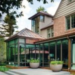 Lda Architects Wellesley Tudor-Style Home Rear Exterior