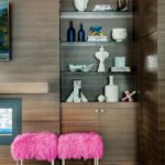 Vibrant Family Home Contemporary Book Shelves