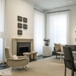 Modern and Minimalist Boston Townhouse Living Room