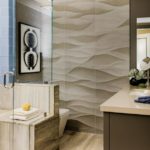 Contemporary and Family Friendly Bathroom with Marble Tile