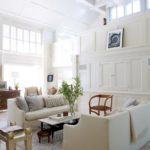 Renovated Barn White Living Room
