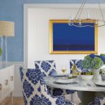 Nantucket Blue and White Dining Room