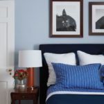 Darien Stone Cottage blue and white Master Bedroom