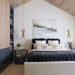 Master bedroom with natural materials