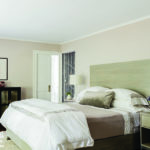 Master bedroom with Frette linens