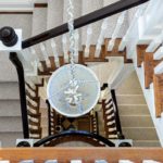 View of the staircase with Stark stair runner