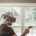 man experiencing Sensuus virtual reality