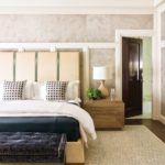 Serene master bedroom designed by Nina Farmer