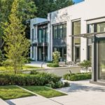 Contemporary exterior Brookline home designed by Marcus Glysteen Architects