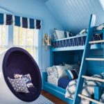 blue bunk room