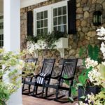 Classic New England charm porch