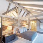 post and beam stowe bedroom