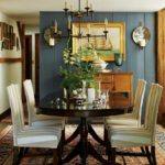 contemporary and traditional in wilton dining room