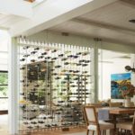 entertaining at home redding wine wall