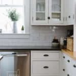ways to modernize custom cabinets white kitchen