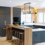 ways to modernize custom cabinets black cabinets