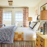 bright maine summer home bedroom