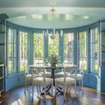 renovated vermont lake house dining room