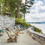 renovated vermont lake house terrace