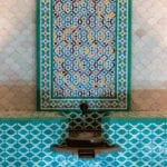 Mosaic and fountain in a Hammam