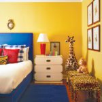 Boy's bedroom in primary colors