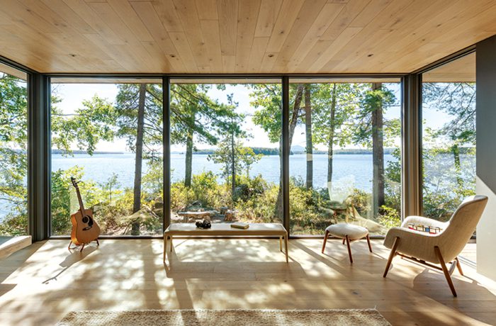 Murdough Design Creates a Modern Lake House - New England Home
