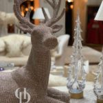 Holiday scene with deer by DiCicco Design