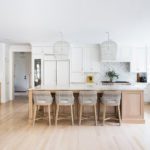 Custom oak and white kitchen built by Blueprint Advisors