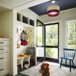 Mudroom with built in cabinetry