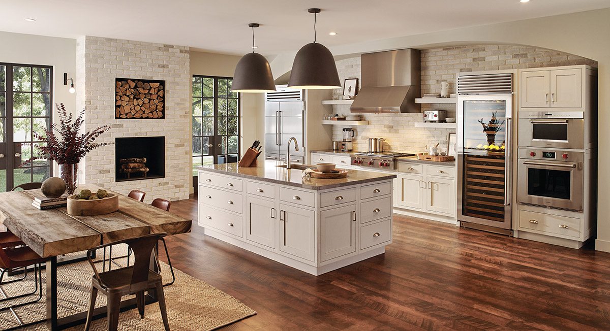 Luxury kitchen with appliances from Clarke 
