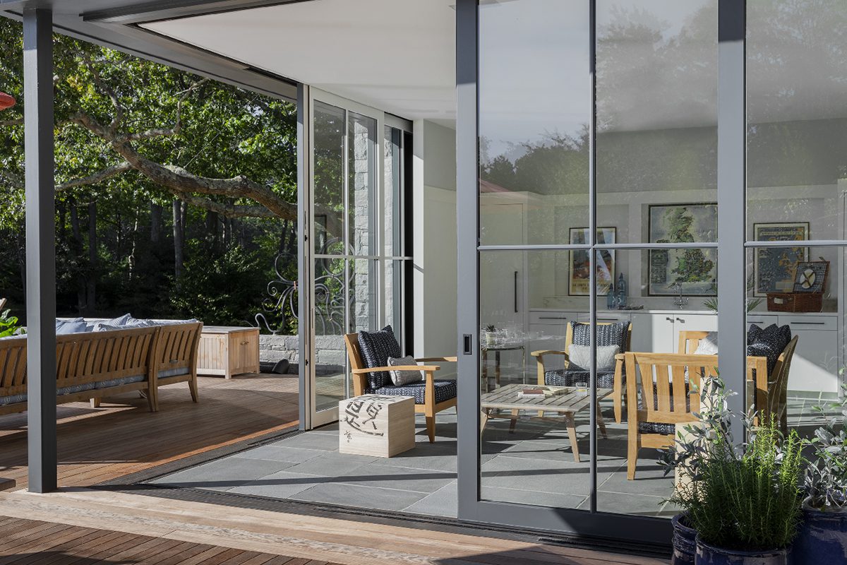 INdoor outdoor rooms with Marvin Ultimate Multi-Slide Door