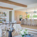 Coastal home with a light and airy open-concept floor plan.
