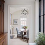 View into an elegant Boston dining room