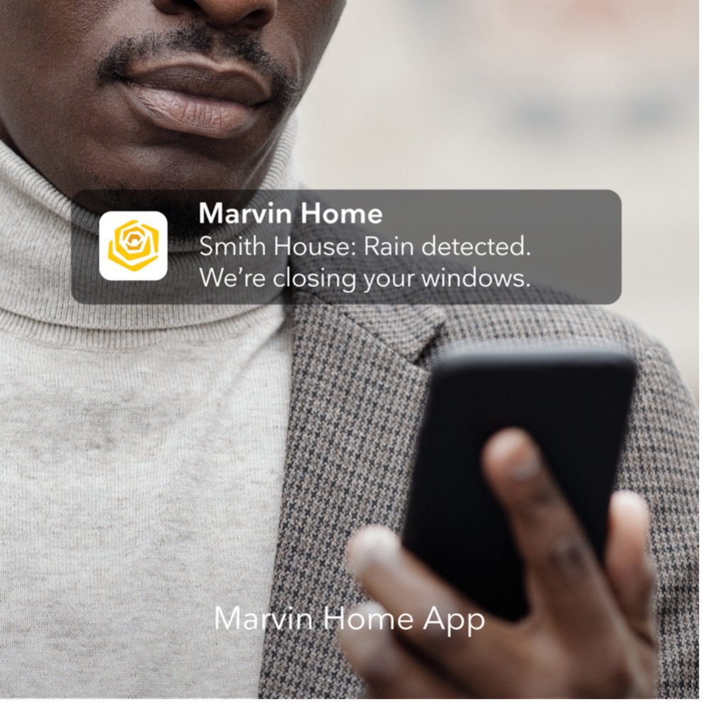 Man using Marvin windows app 