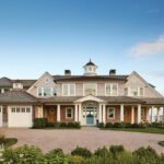 Exterior of a large Shingle style home on Chatham
