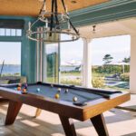 Pool house with a billiards room