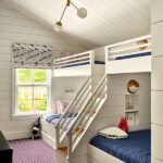 Bunk room with four beds