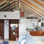 Loft area Nantucket boathouse