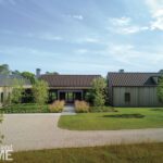 Exterior of a contemporary Cape Cod home