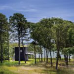 View of a contemporary tree house
